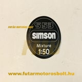 SIMSON S53 MŰSZERFAL MATRICA